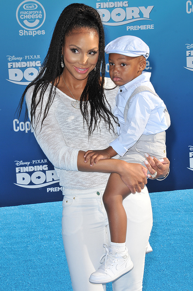 Tamar Braxton & son Logan Herbert 