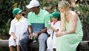 Tiger Woods and kids