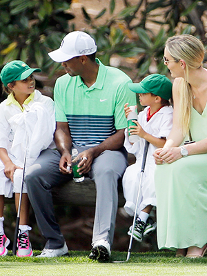 Tiger Woods and kids