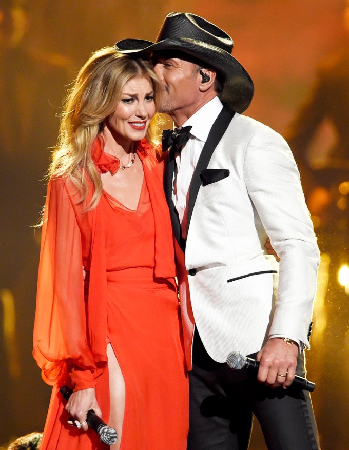 Tim McGraw & Faith Hill At The 2017 CMA Awards