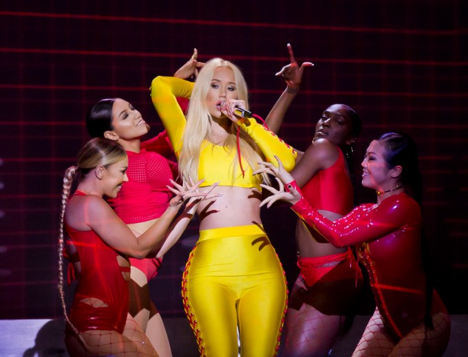 Iggy Azalea Performing at the 2017 iHeart Radio MMVA’s