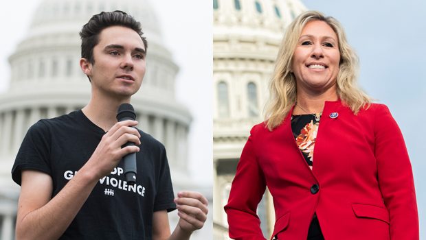 David Hogg Marjorie Taylor Greene