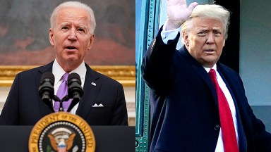 Joe Biden and Donald Trump