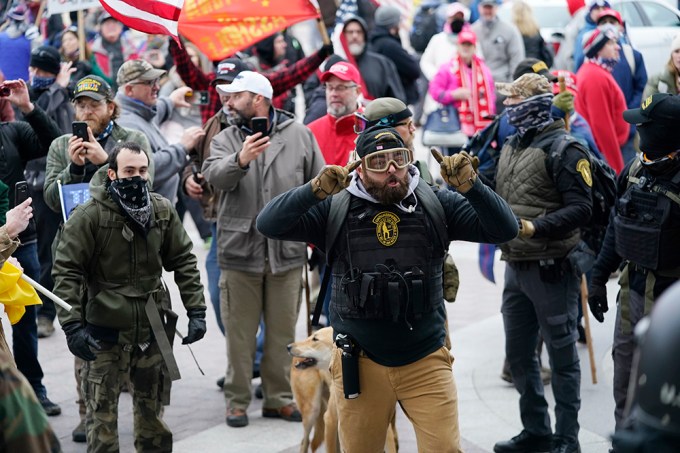 Electoral College Certification Riots: Photos