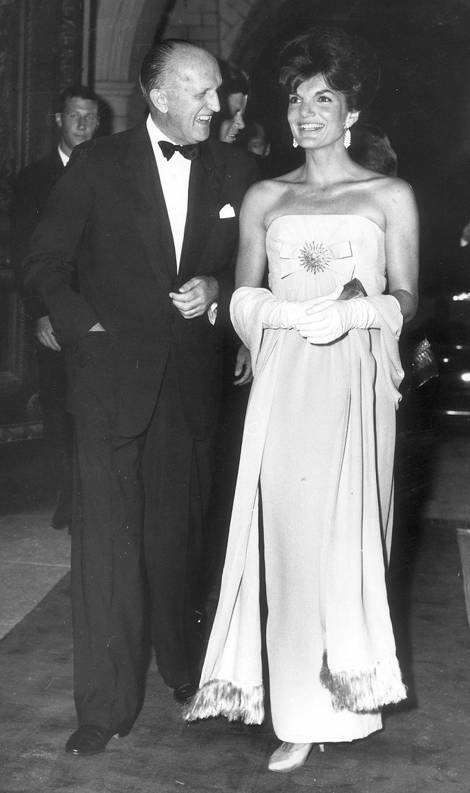 Jackie Kennedy Goes Strapless in Silk