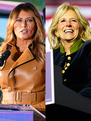 Melania Trump Jill Biden