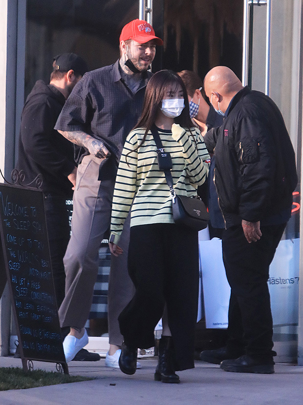 Post Malone & mystery woman