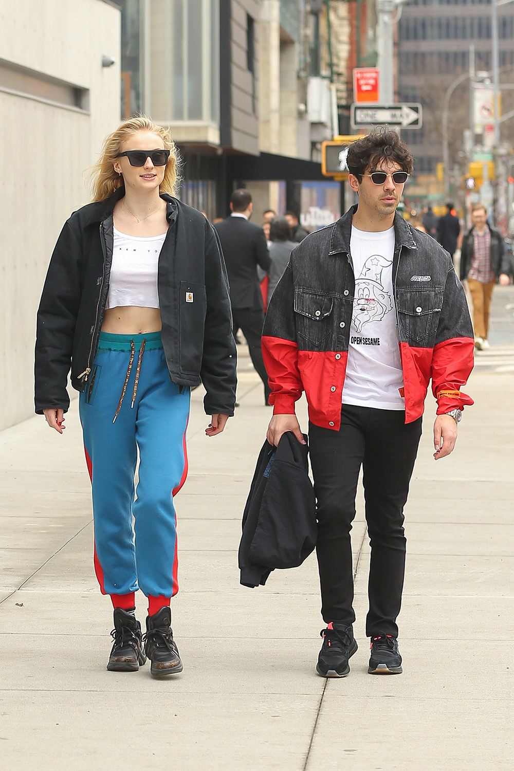 Sophie Turner And Boyfriend Joe Jonas Seen Taking A Stroll In SOHO NYC