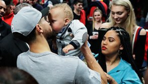 Steph & Ayesha Curry & their son Canon