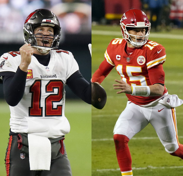 Tom Brady, Patrick Mahomes