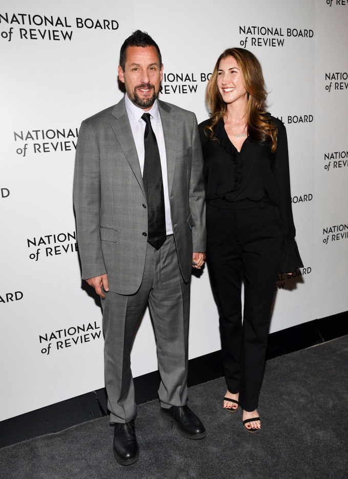 Adam Sandler With Wife