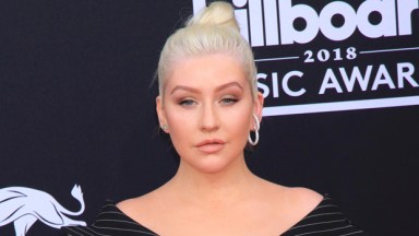 Christina Aguilera on the red carpet