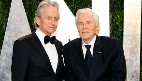 Michael and Kirk Douglas
