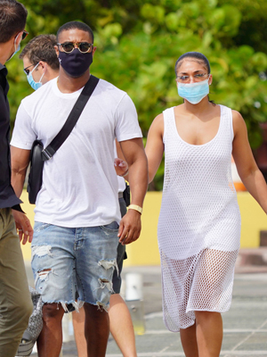 Michael B. Jordan and Lori Harvey