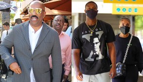 Steve Harvey, Michael B. Jordan, Lori Harvey