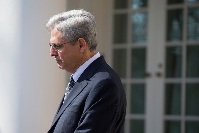 Merrick Garland In The Rose Garden