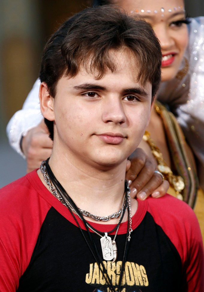 Prince Jackson at Michael’s Hand & Footprint Ceremony