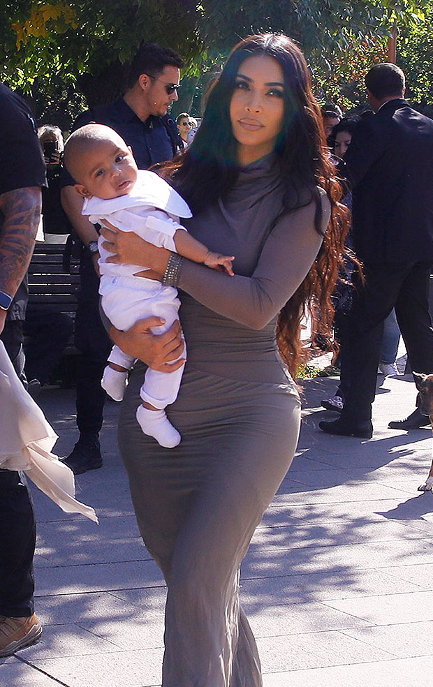 Kim Kardashian & Psalm West 