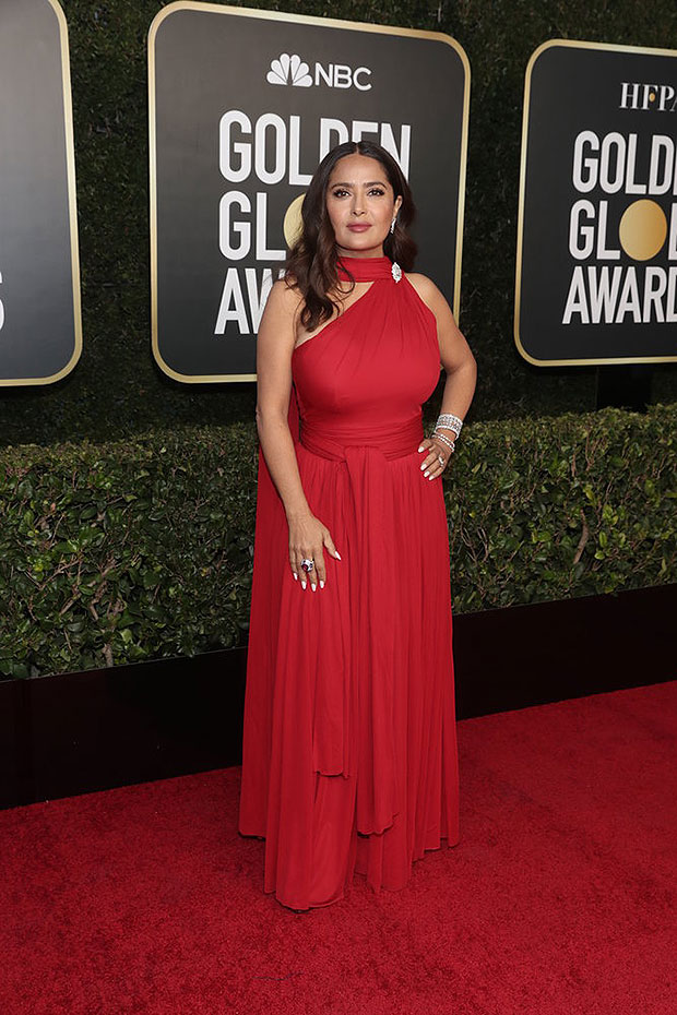 salma hayek golden globes 2021