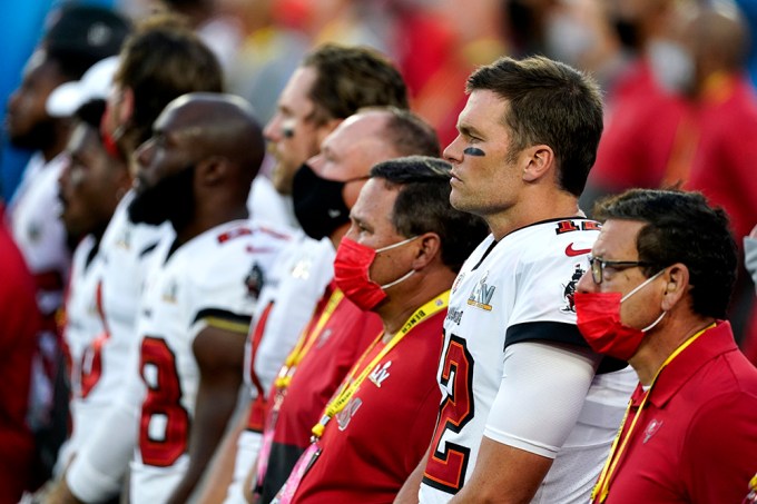 Tampa Bay Buccaneers on the field