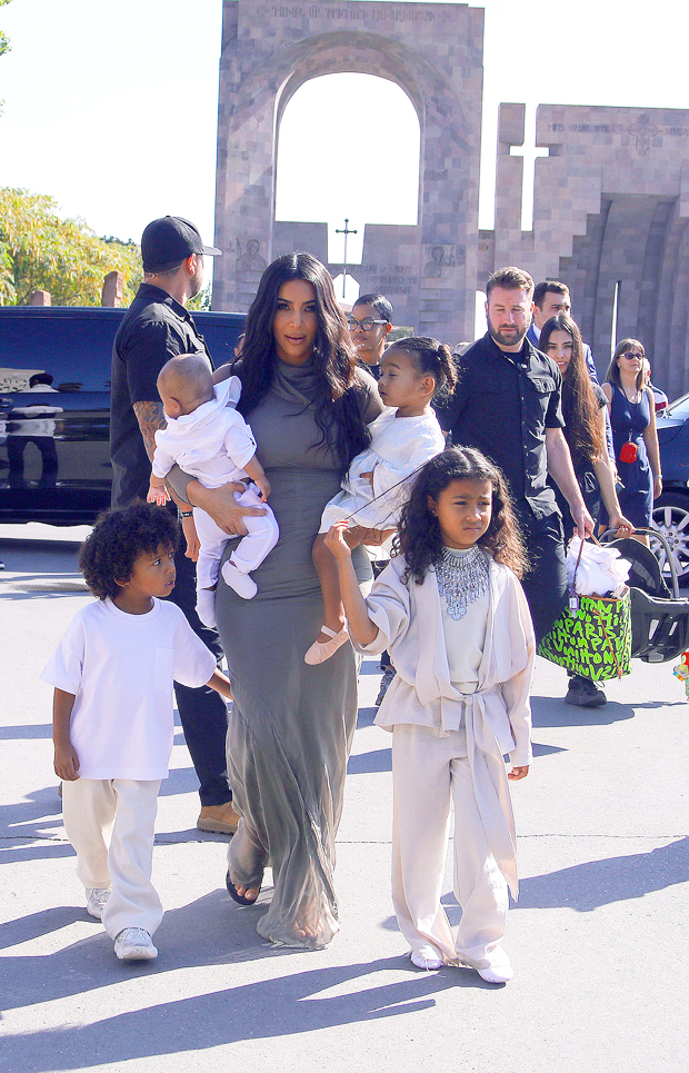 Kim Kardashian, North West, Saint West, Chicago West, Psalm West