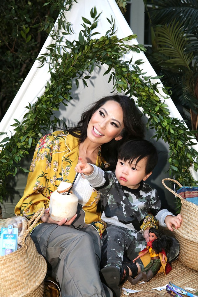 Christine Chiu and Baby G