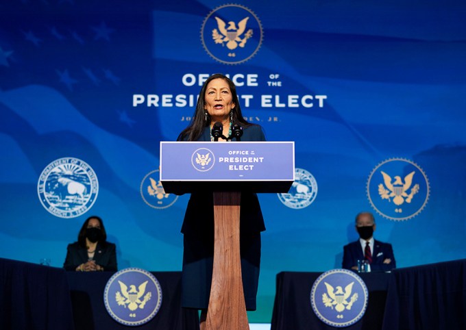 Deb Haaland Supports Joe Biden