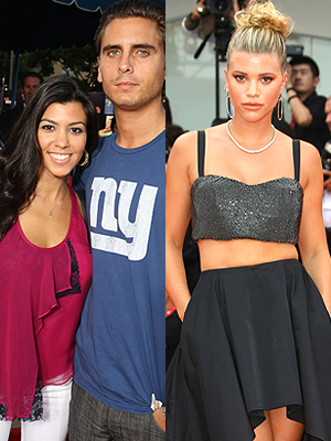 Kourtney Kardashian, Scott Disick, Sofia Richie