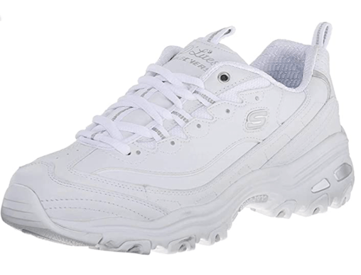 white skechers shoes