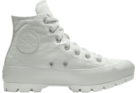 white platform converse sneakers