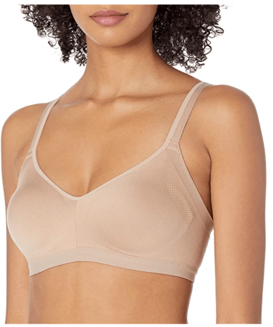 nude wire-free bra