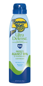 Banana boat sunscreen