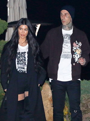 Kourtney Kardashian and Travis Barker