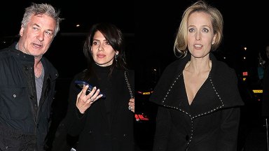 Alec Baldwin, Hilaria Baldwin, Gillian Anderson