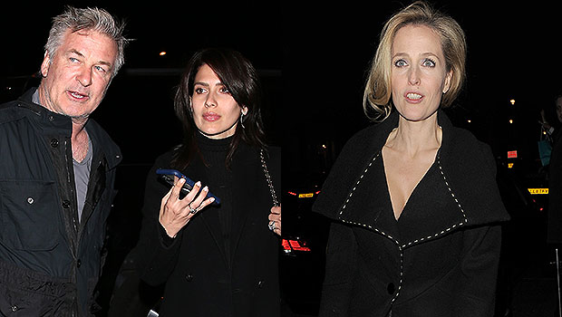 Alec Baldwin, Hilaria Baldwin, Gillian Anderson