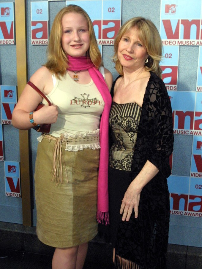 Caroline Giuliani & Mom At MTV VMAs