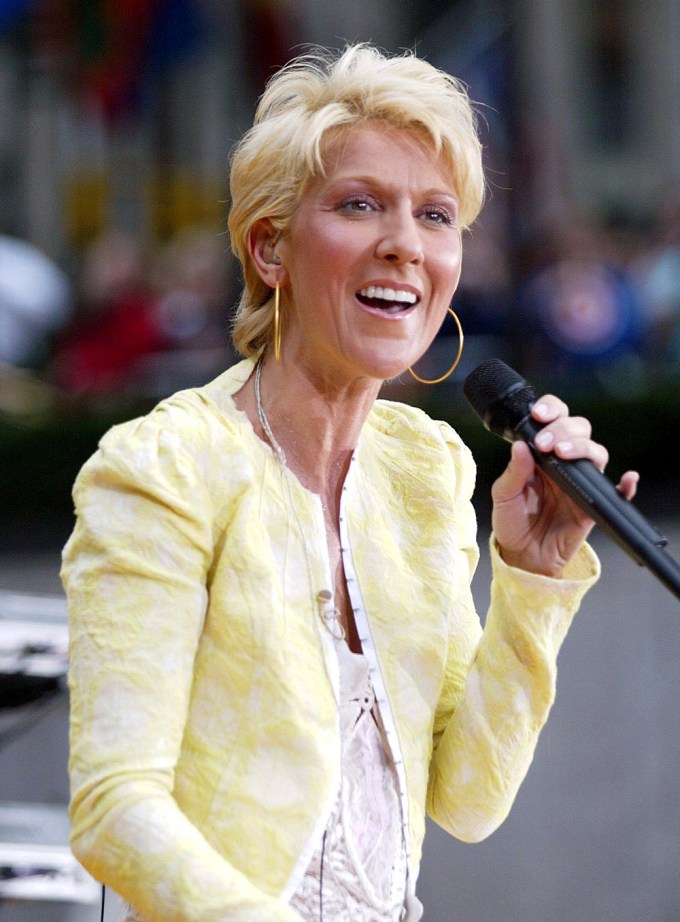 Celine Dion Promoting Her Album In 2003