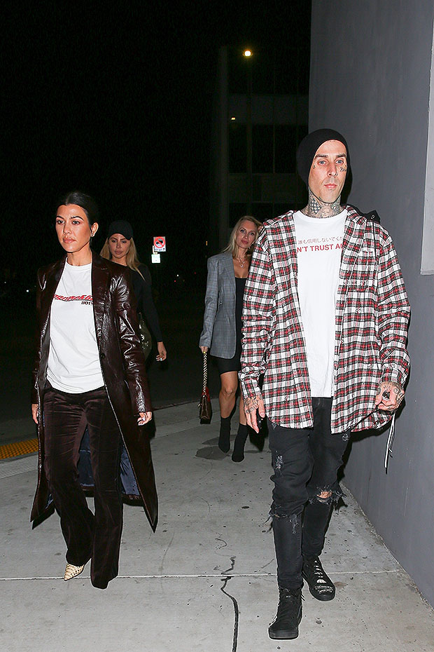 Kourtney Kardashian and Travis Barker