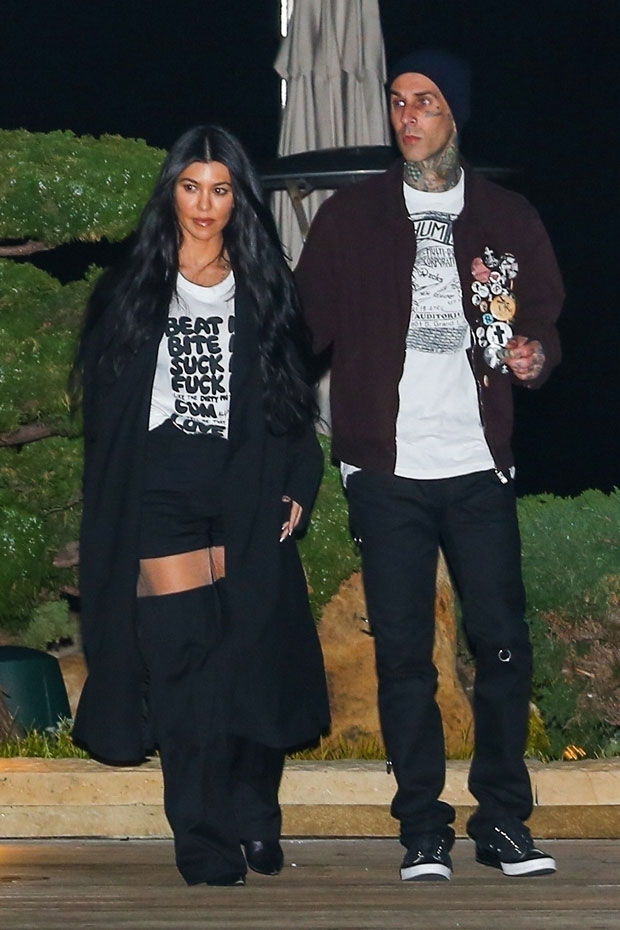 Kourtney Kardashian and Travis Barker