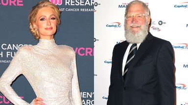 Paris Hilton & David Letterman