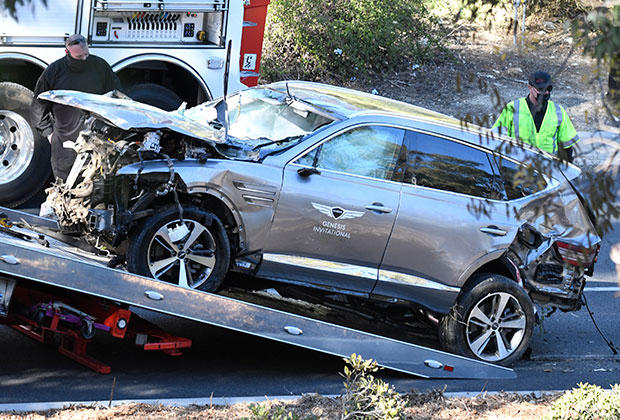 Tiger Woods Car Crash