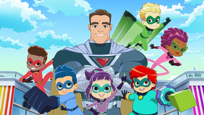Arnold Schwarzenegger is animated for ‘Superhero Kindergarten’