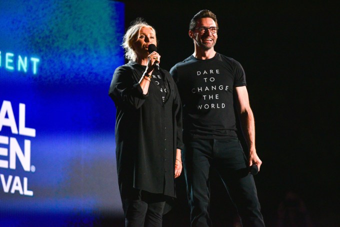 Deborra-Lee Furness & Hugh Jackman At The Global Citizen Festival