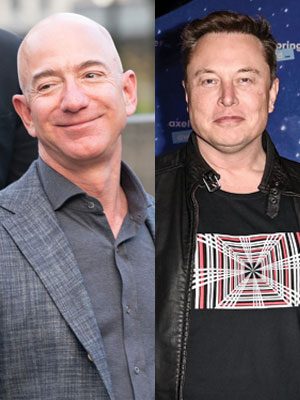 Elon Musk, Jeff Bezos
