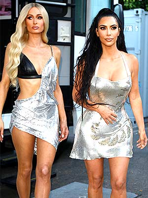 Paris Hilton and Kim Kardashian
