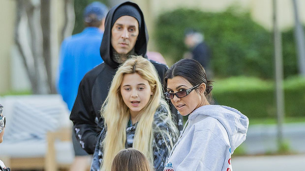 Travis Barker, Alabama Barker, Kourtney Kardashian