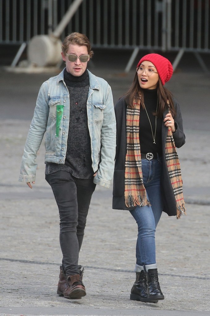 Macaulay Culkin & Brenda Song In Paris