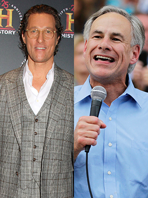 Matthew McConaughey Gregg Abbott