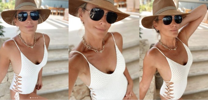 Molly Sims wears ACACIA Swim
