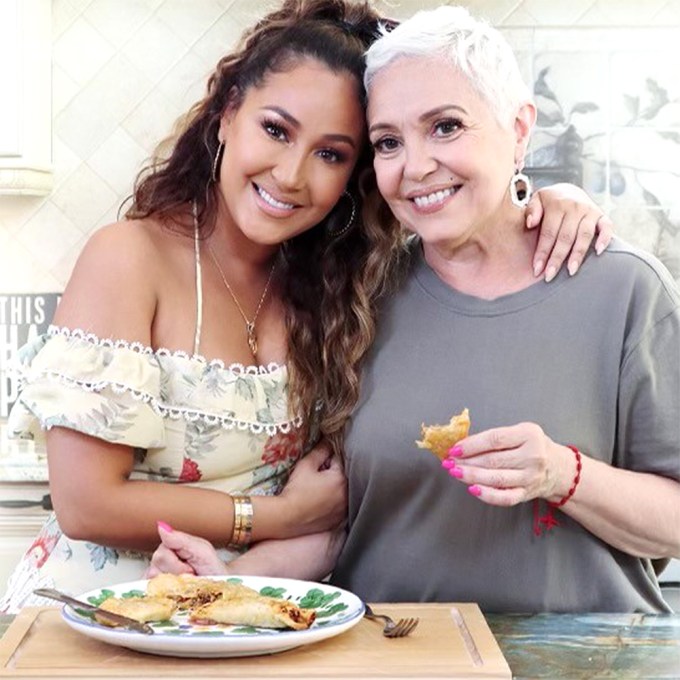 Adrienne Bailon Houghton & her mom Nilda